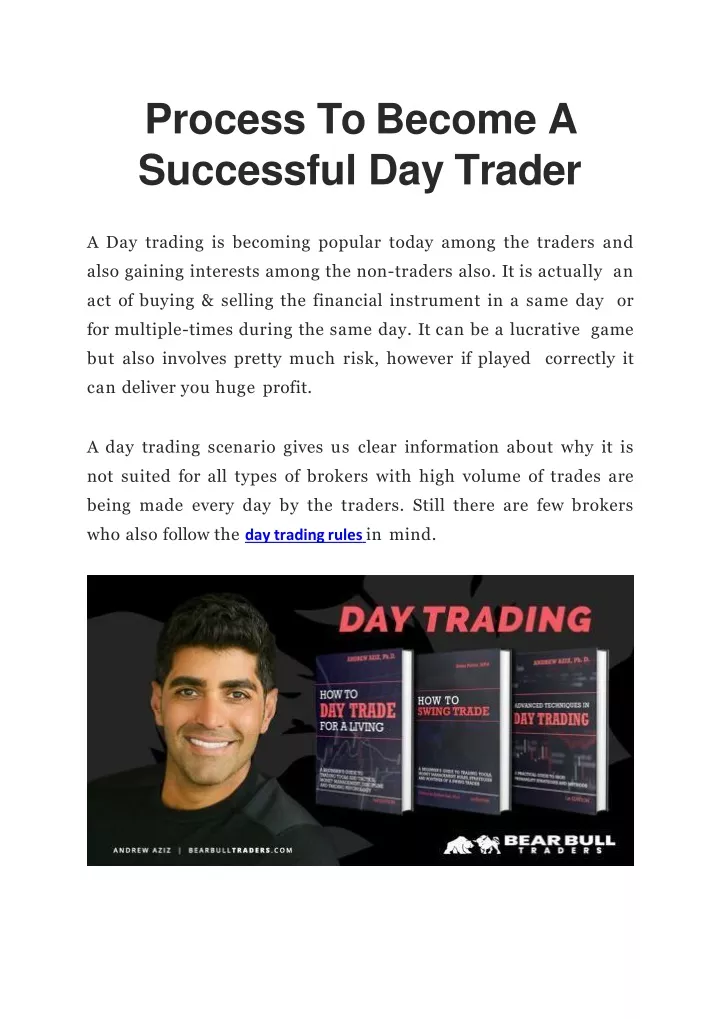 process to become a successful day trader