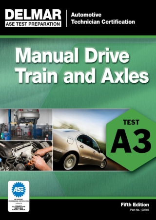 READ ASE Test Preparation A3 Manual Drive Trains and Axles ASE Test Prep