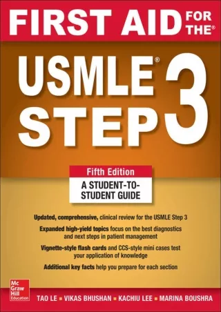 DOWNLOAD First Aid for the USMLE Step 3 Fifth Edition