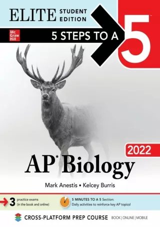 EPUB 5 Steps to a 5 AP Biology 2022 Elite Student Edition