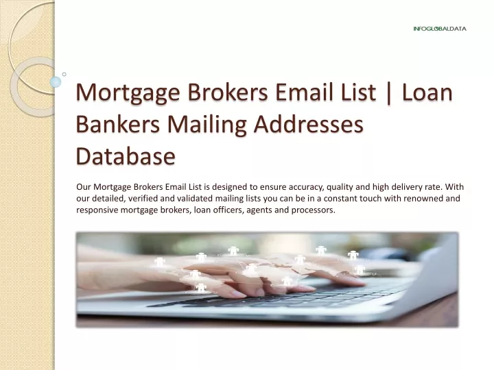 mortgage brokers email list loan bankers mailing addresses database