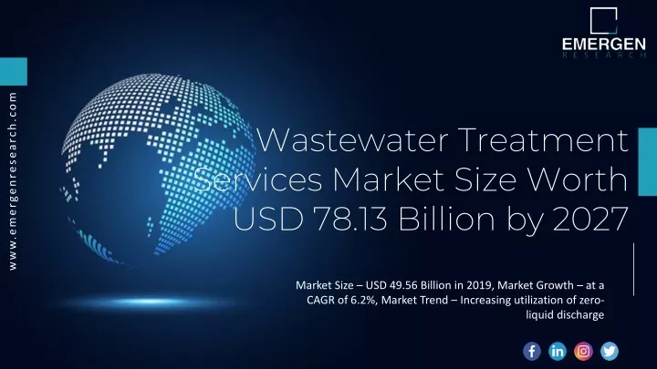 wastewater treatment services market size worth
