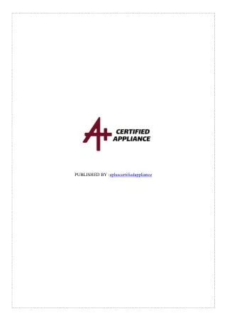 apluscertifiedappliance
