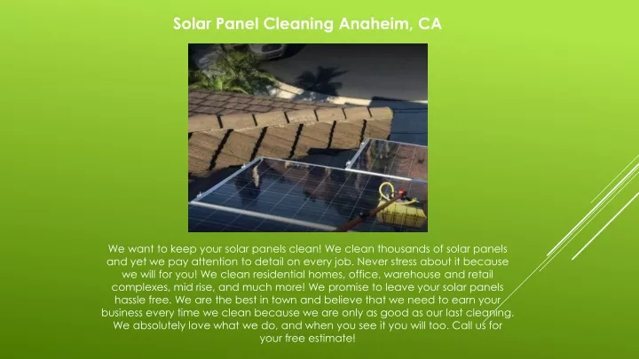 solar panel cleaning anaheim ca