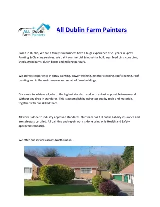 All Dublin Farm Painters