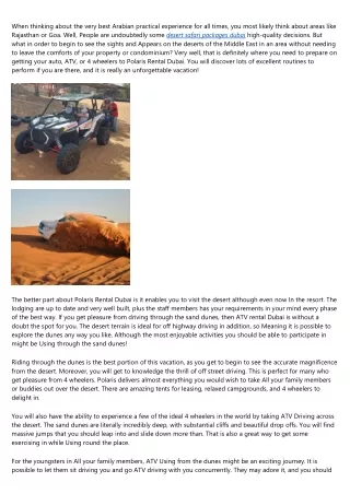 10 Meetups About Buggy rental dubai You Should Attend