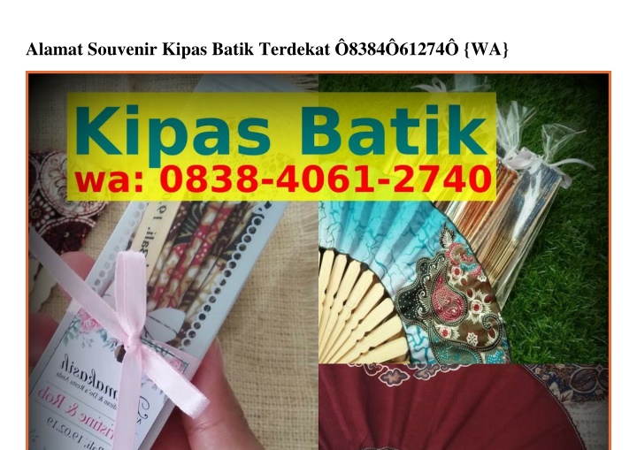 alamat souvenir kipas batik terdekat 8384 61274 wa