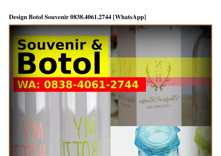 design botol souvenir 0838 4061 2744 whatsapp