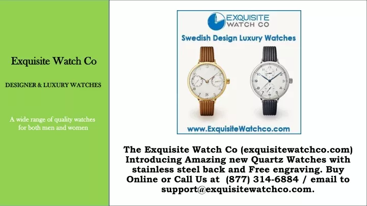 exquisite watch co