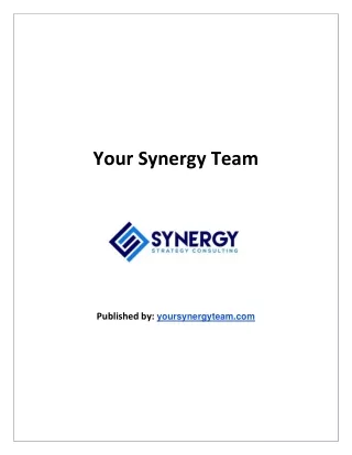 Your Synergy Team
