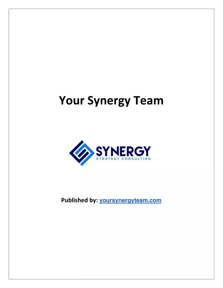 your synergy team