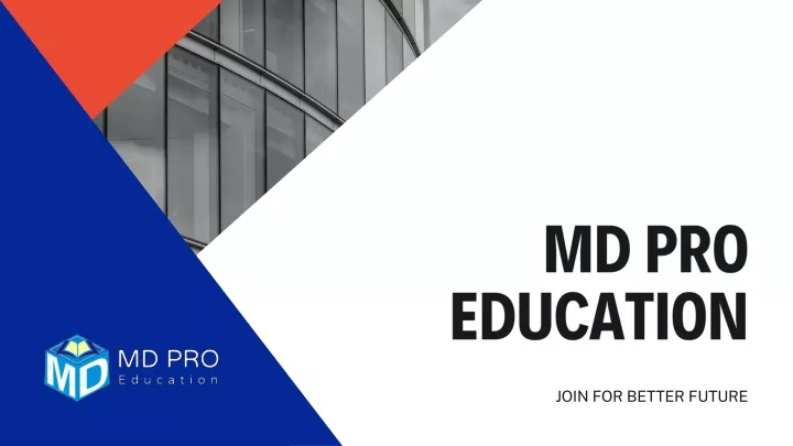 md pro education