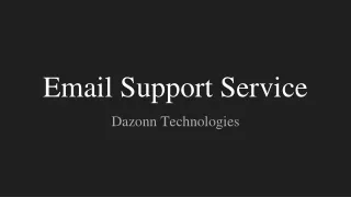 Email Support Service