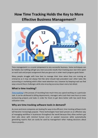 how time tracking holds the key to more effective
