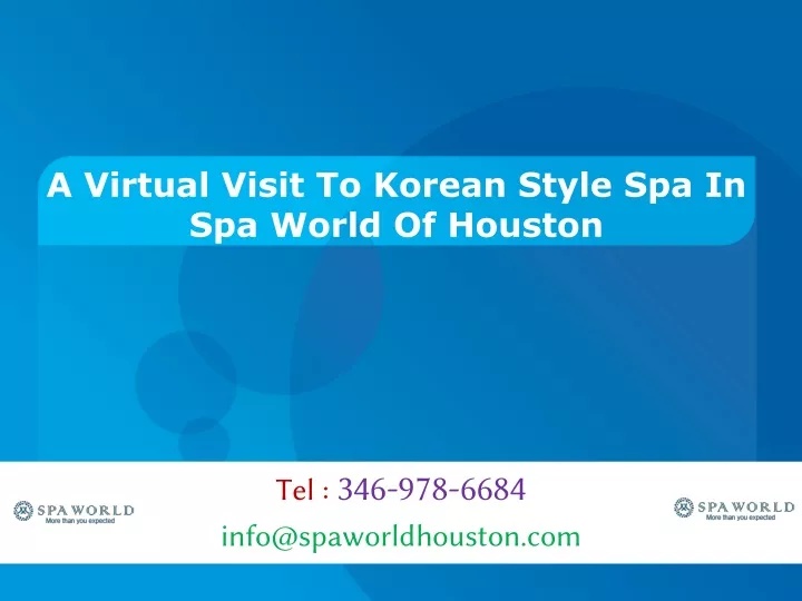a virtual visit to korean style spa in spa world