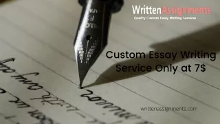 Pay for Essay - Written Assignments