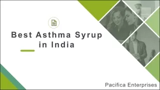 Best Asthma Syrup in India