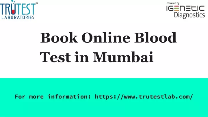 book online blood test in mumbai