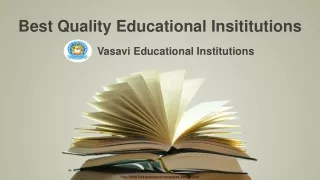 Best Quality Educational institutions