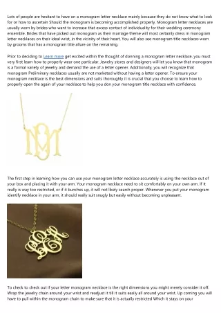 How Technology Is Changing How We Treat heart monogram necklace