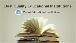 Best Quality Educational institutions