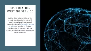 dissertation writing service