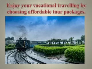 Enjoy your vocational travelling by choosing affordable tour packages.