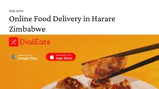 Online Food Delivery in Harare Zimbabwe