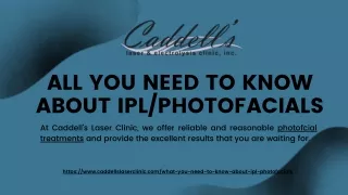 All You Need To Know About IPL / Photofacials