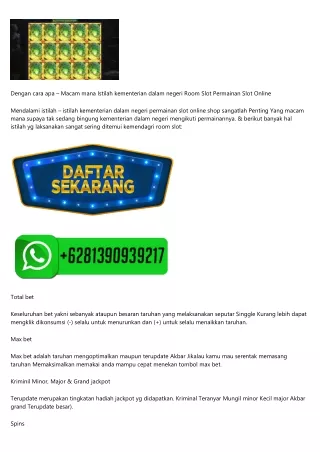 Website Slot Online Deposit Murah Bisa Lewat LinkAja Paling Gacor 2022