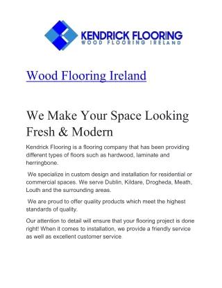 Wood Flooring Ireland