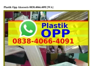 Plastik Opp Aksesoris Ô8౩8–ㄐÔϬϬ–ㄐÔ9l[WhatsApp]