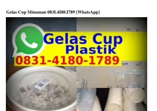 Gelas Cup Minuman O8Зl-Ꮞl8O-l78ᑫ(whatsApp)
