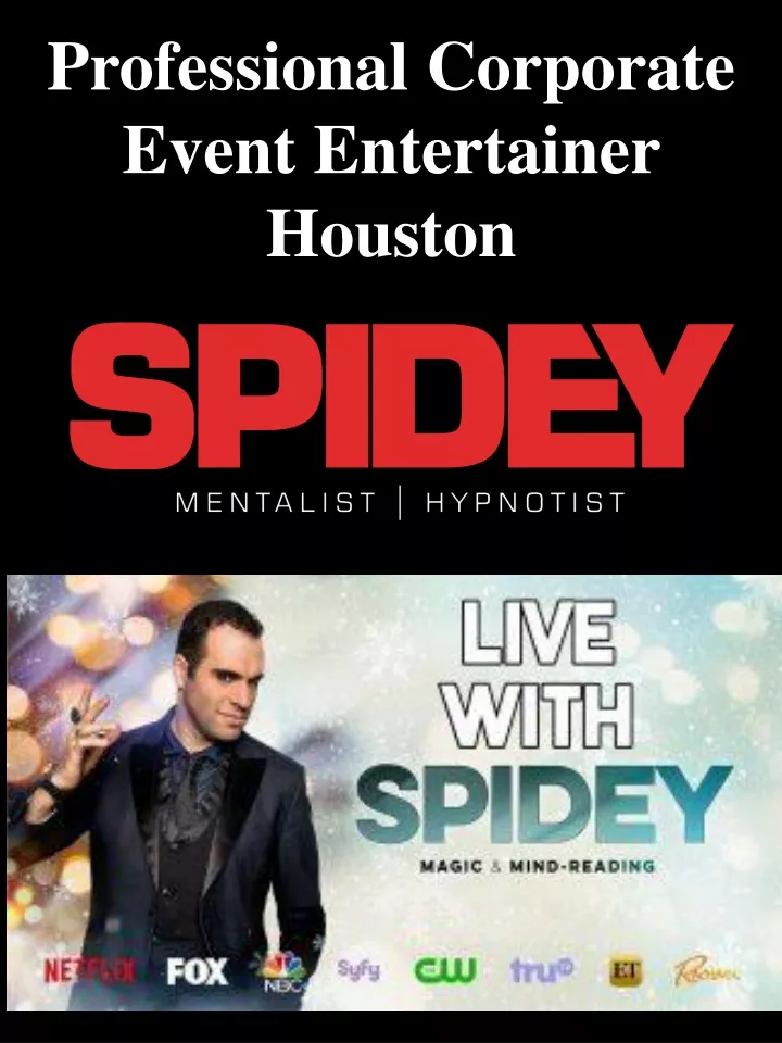 professional corporate event entertainer houston