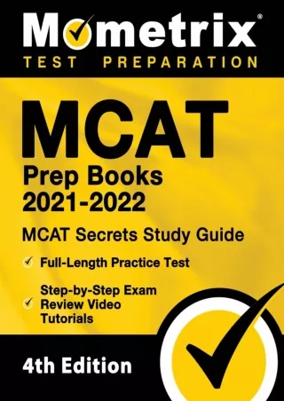 EPUB MCAT Prep Books 2021 2022  MCAT Secrets Study Guide Full Length Practice