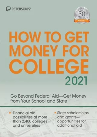 EBOOK How to Get Money for College 2021