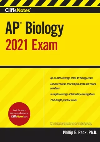 DOWNLOAD CliffsNotes AP Biology 2021 Exam