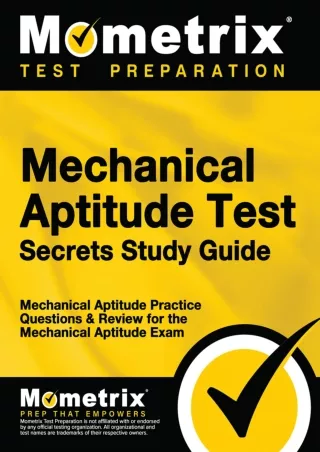 READ Mechanical Aptitude Test Secrets Study Guide Mechanical Aptitude Practice