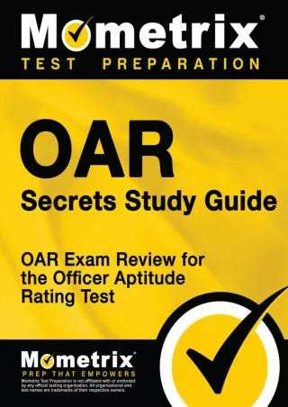 EBOOK OAR Secrets Study Guide OAR Exam Review for the Officer Aptitude Rating Test