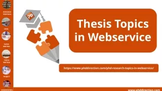 thesis topics in webservice