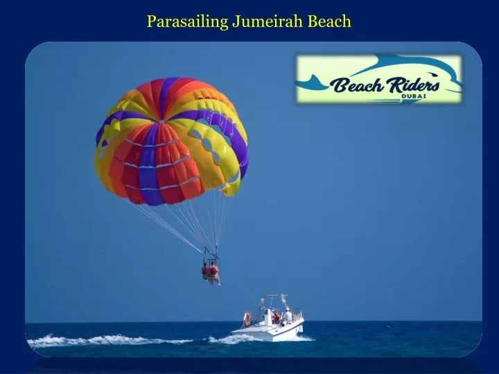 parasailing jumeirah beach