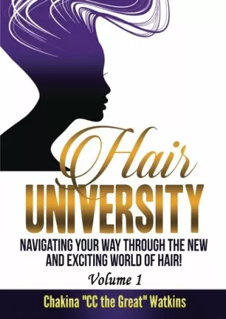 EPUB Hair University Navigating your way through the new and exciting world of