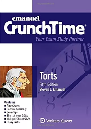EBOOK Crunchtime Torts Emanuel Crunchtime