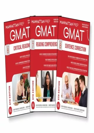 EBOOK GMAT Verbal Strategy Guide Set Manhattan Prep GMAT Strategy Guides