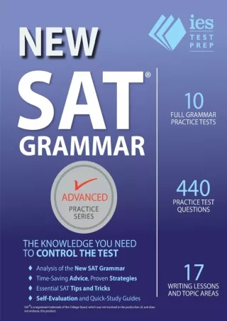 EBOOK New SAT Grammar Workbook Advanced Practice