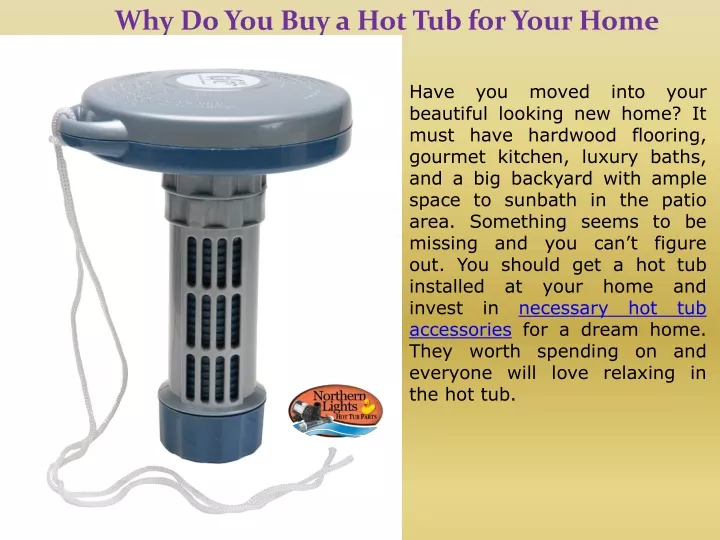 why do you buy a hot tub for your home