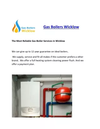 Gas Boilers Wicklow