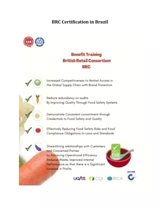 BRC Certification in Brazil