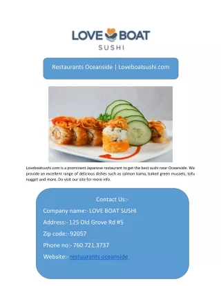 Restaurants Oceanside  Loveboatsushi.com-converted