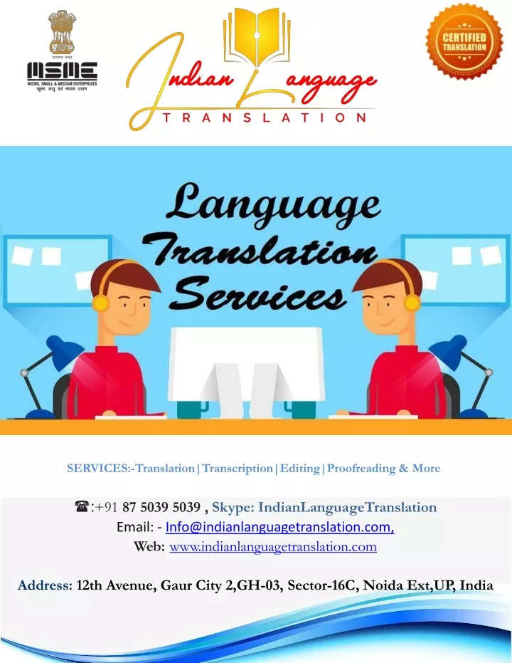 services translation transcription editing